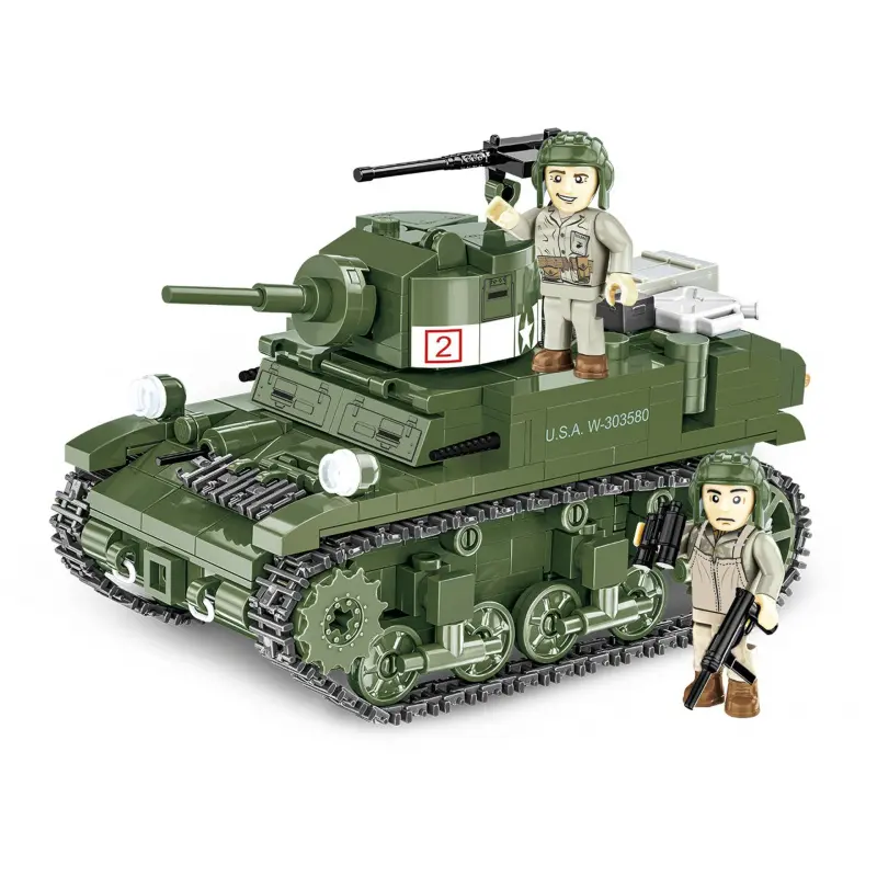 Cobi 3129 ii ww m3 stuart, 1:35, 511 k, 2 f