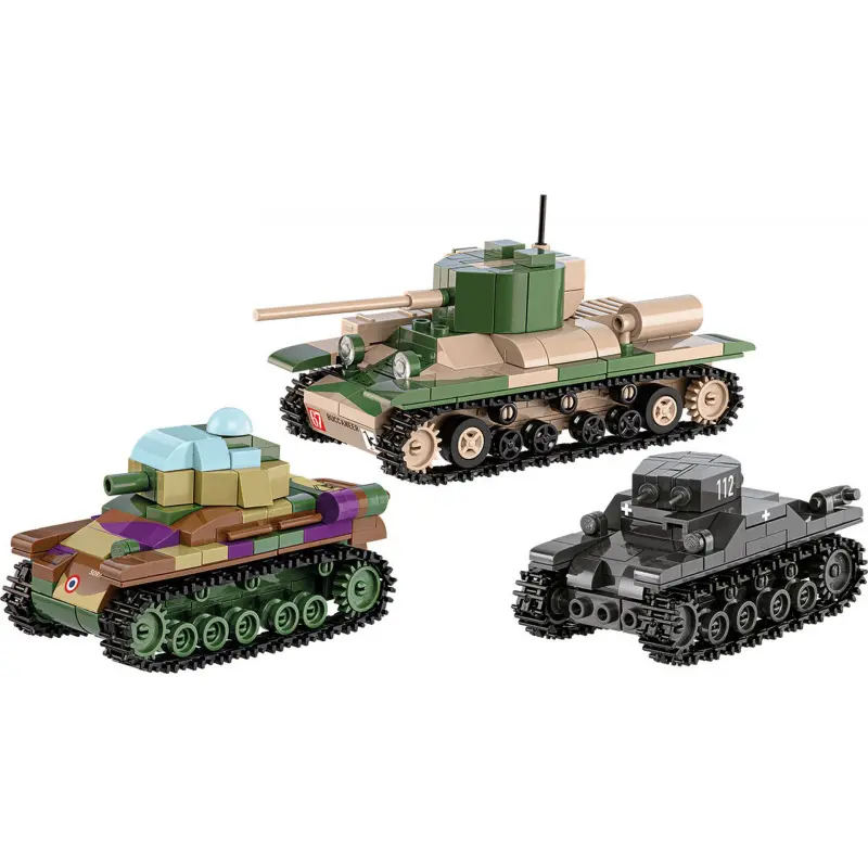 Cobi 2740 renault r35, valentine ix, panzer i, 1:35, 595 k
