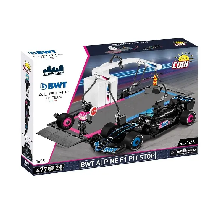 Cobi Action Town BWT alpine F1 pitstop 477 stavebnice 1685