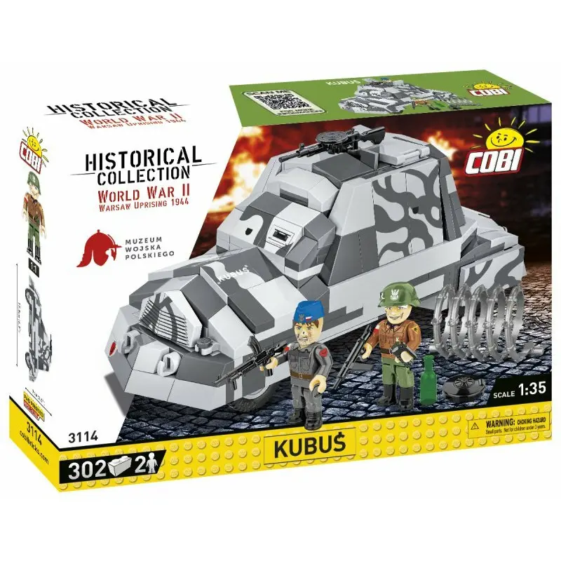 Cobi historical collection WWII powstanie warszawskie 1944 kubuś 302 klocki
