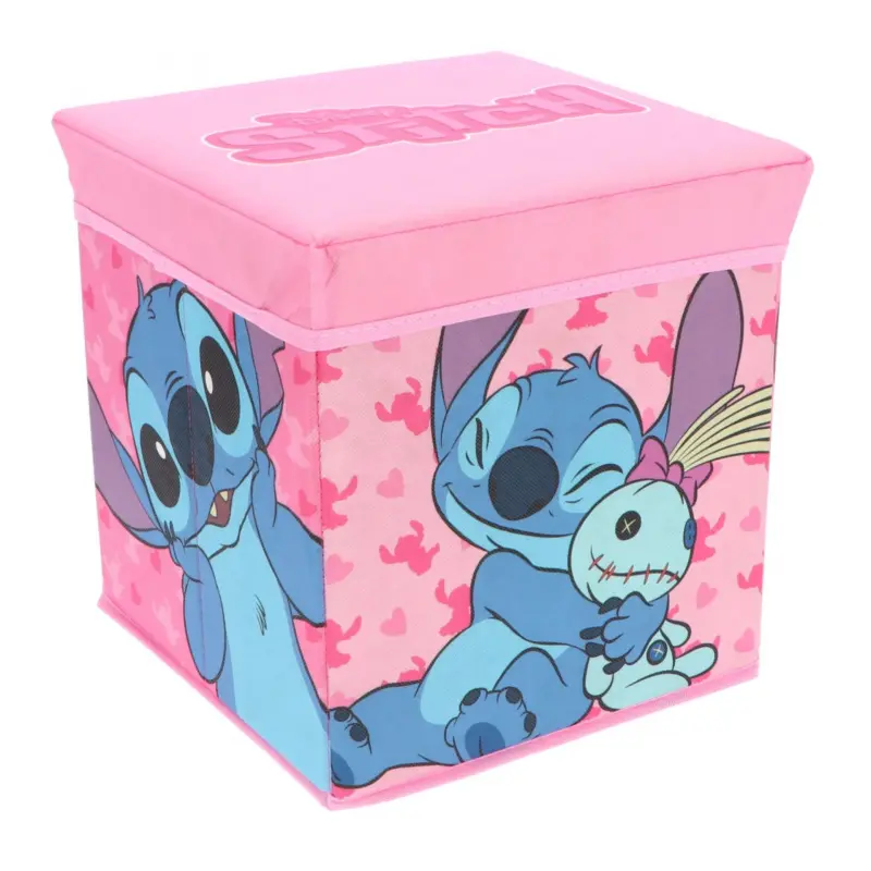 Cozy Noxxiez SB602 Stitch - úložný box a taburetka pro dívky