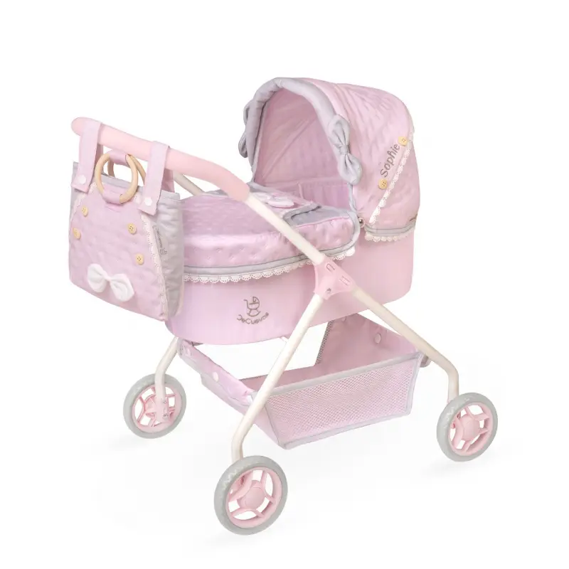 DeCuevas 86075 Můj první kočárek pro panenky s taškou Sophie 2025 - 56 cm