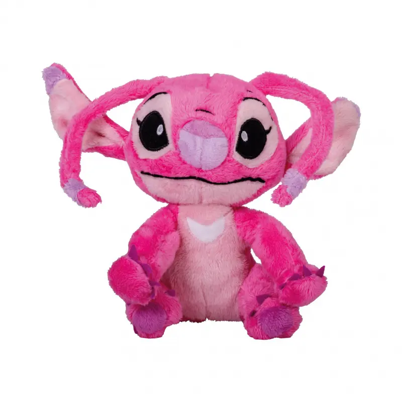 Angel sedící plyš 25 cm Stitch růžová