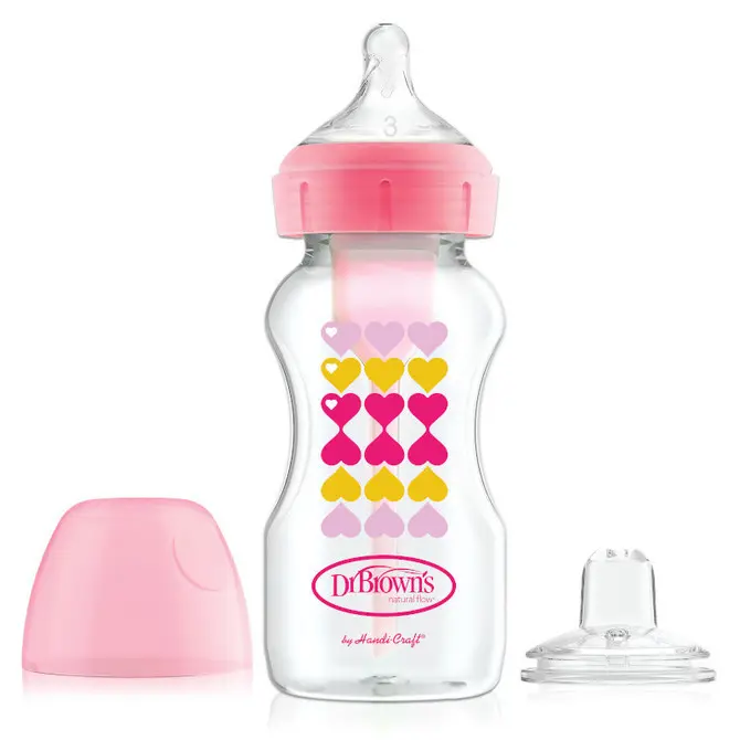 Dr. Brown´s Kojenecká lahev 270 ml růžová