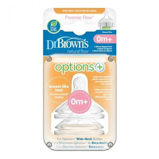 Dr. Brown´s Savičky na kojeneckou lahev Options+ Preemie 2ks