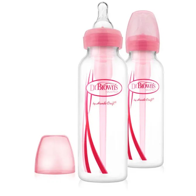 Dr. Brown´s Kojenecké lahve 250 ml Options+ 2 ks. růžová