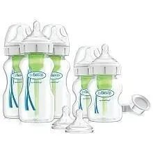 Dr. Brown´s Velká sada krmících lahví 2 x 150 ml, 3 x 250 ml, 2 x boty 2,2 x šrouby, 3 x kartáče