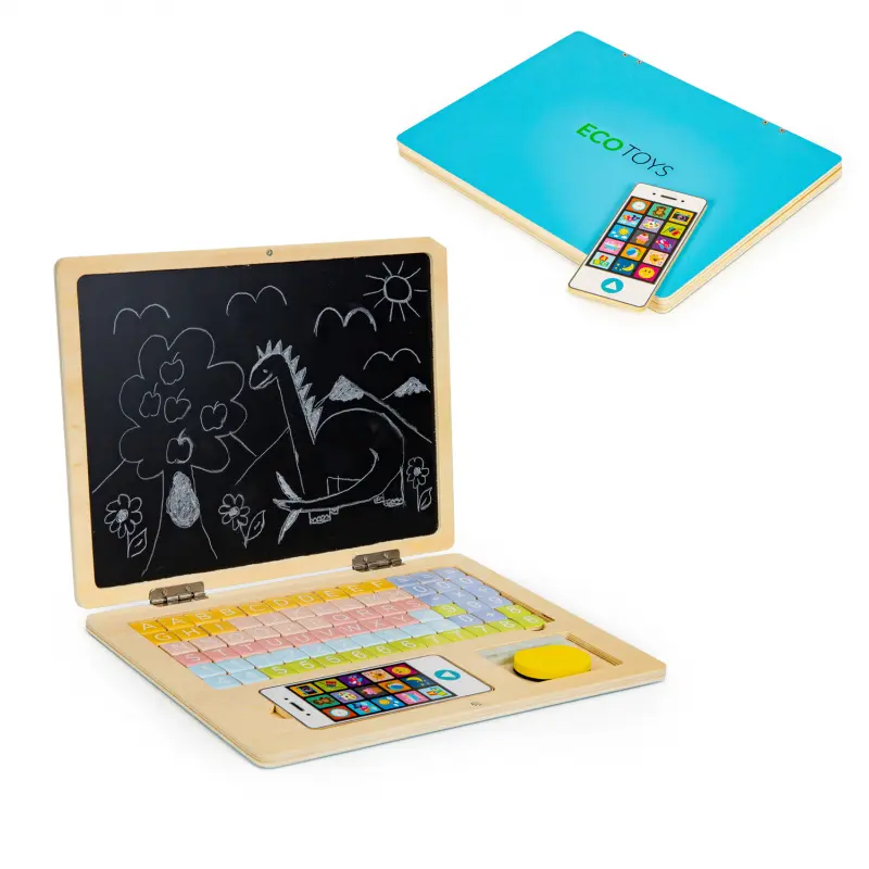 Tabule edukativní magnetická laptop písmena čísla