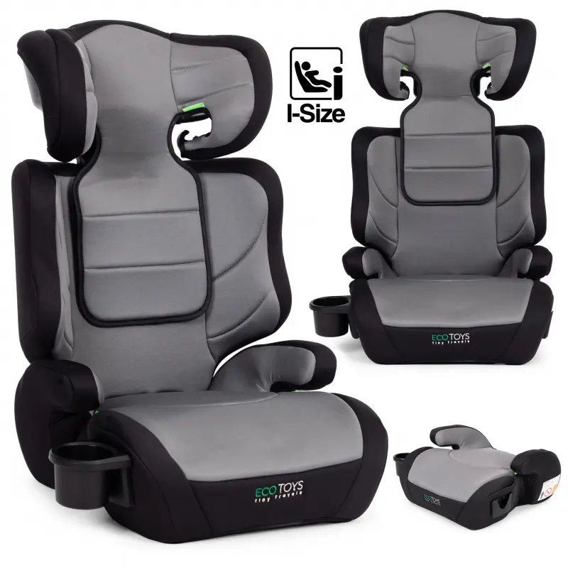Autosedačka 2v1 podložka i-Size výška 100-150 cm držák na nápoje Ecotoys