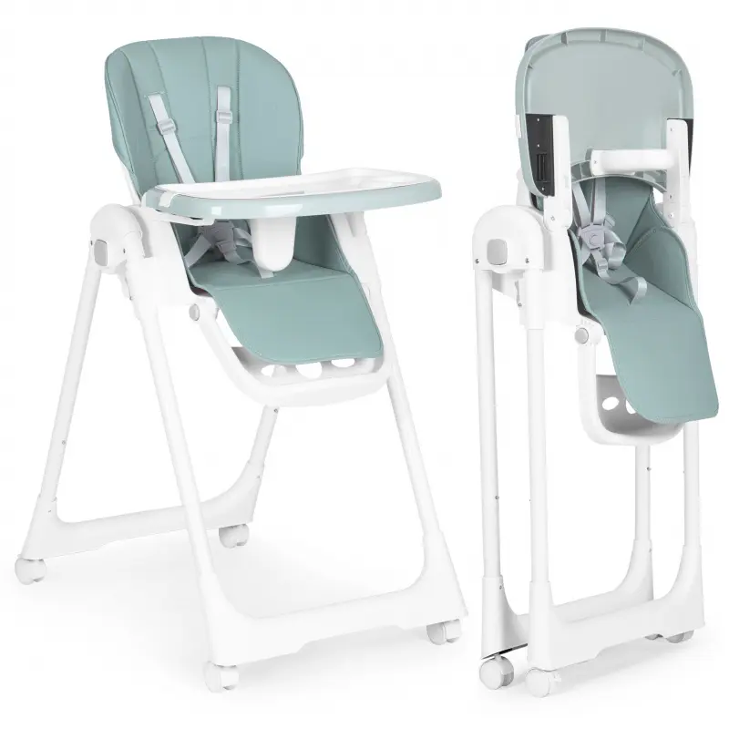 ECOTOYS Dětská jídelní židle Kiddo zelená