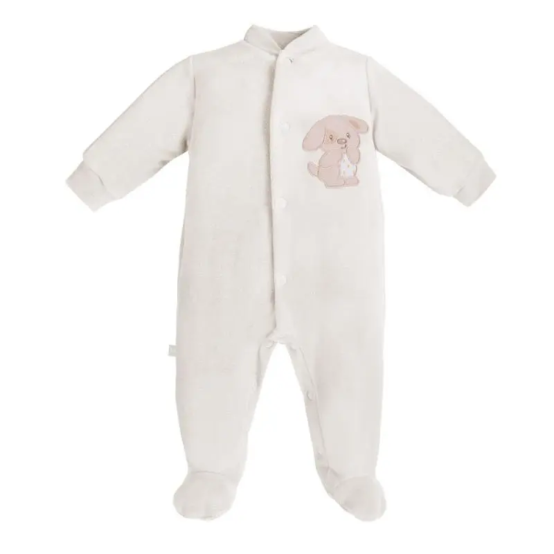 Newborn overal velur ecru 62