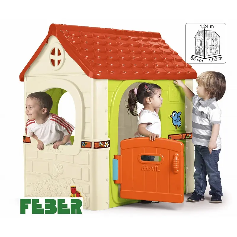 Feber Dětský domeček se schránkou na dopisy Fantasy Garden House