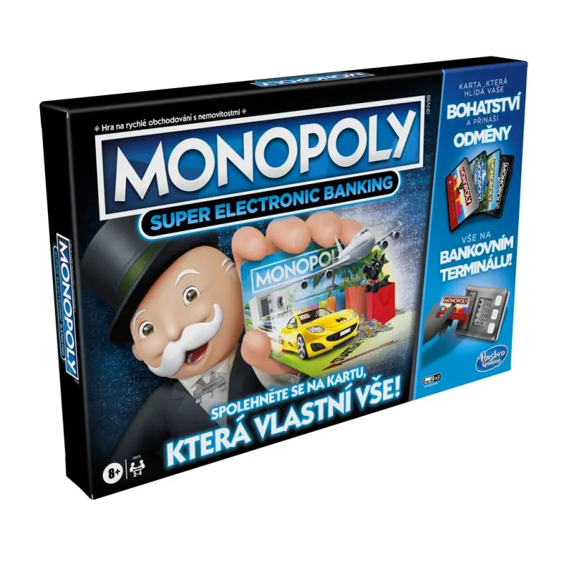 Hasbro Monopoly Super elektronické bankovnictví - CZ verze