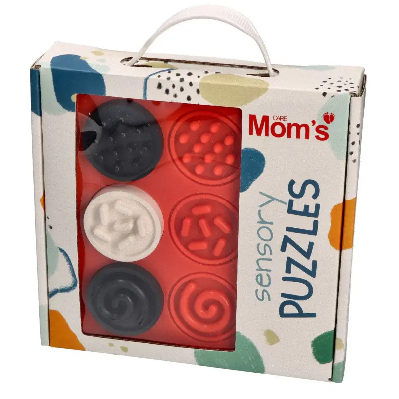 Puzzle sensorické kroužky kontrastní Hencz