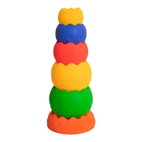 Barevná senzorická pyramida
