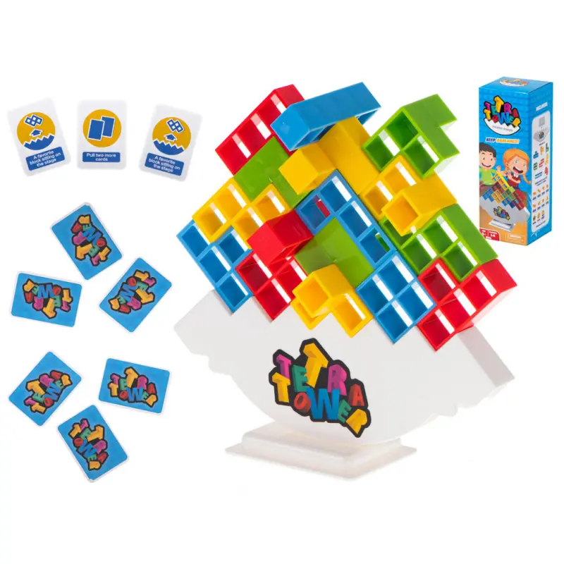 Montessori hra puzzle vyvažující kostky