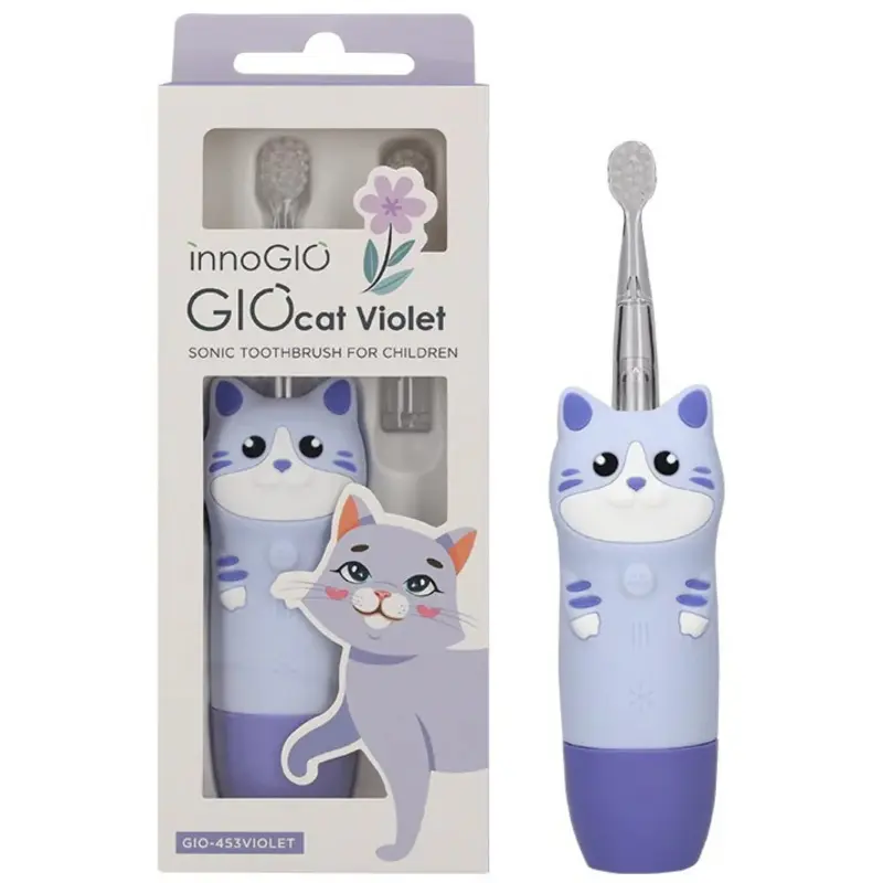 Innogio Sonicare Gio-453violet sonický kartáček pro děti giocat fialový