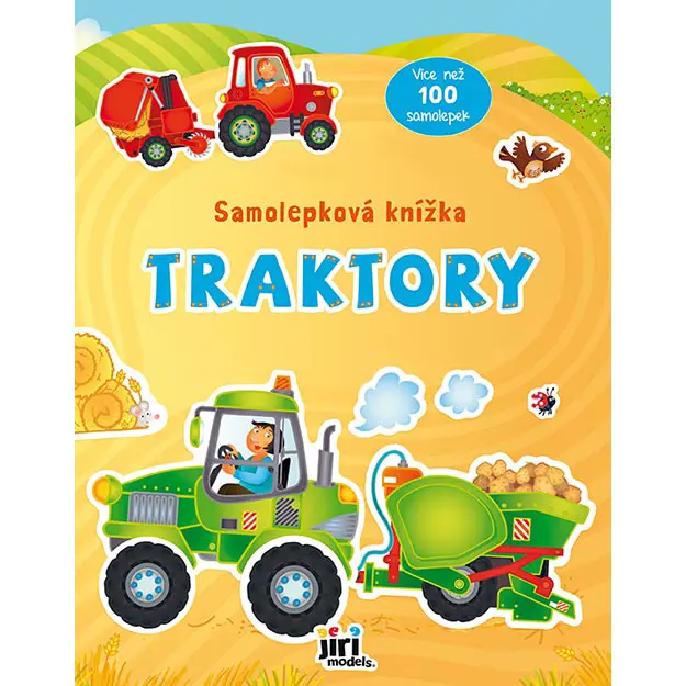 Samolep knížka/ Traktory