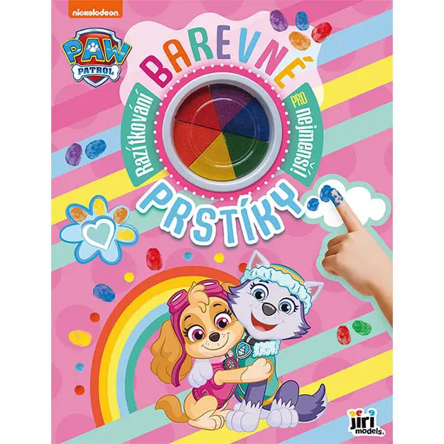 Barevné prstíky Paw Patrol růžové