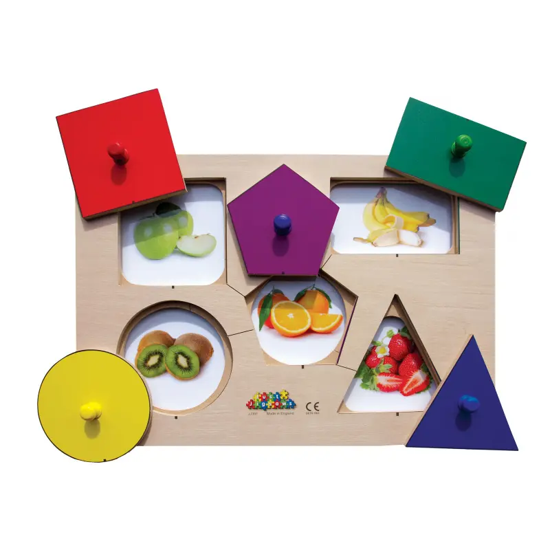Puzzle výukové - Tvary a paměť + 4 předlohy, 5ks (Just Jigsaws)