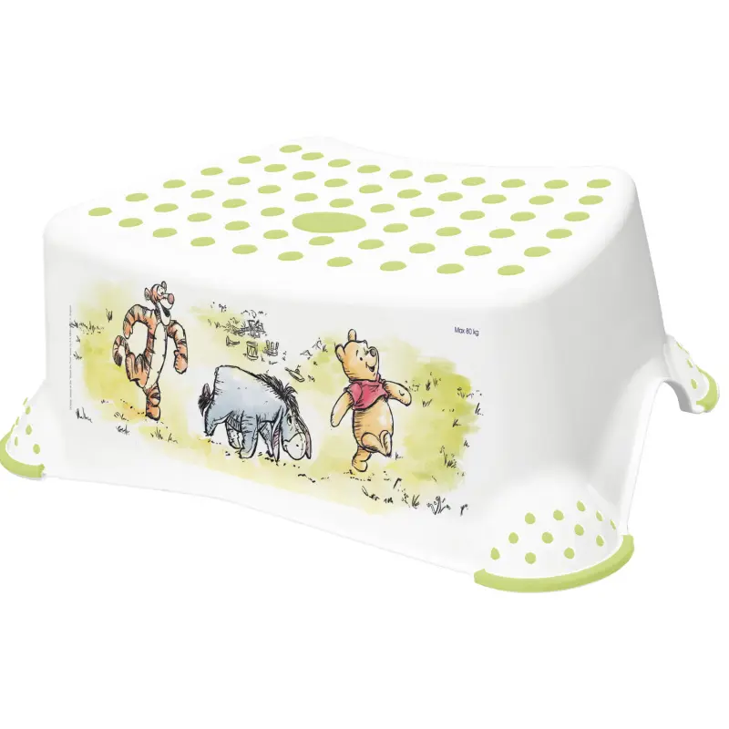 Keeeper Protiskluzové stupátko pro děti k WC/umyvadlu "Winnie", Bílá