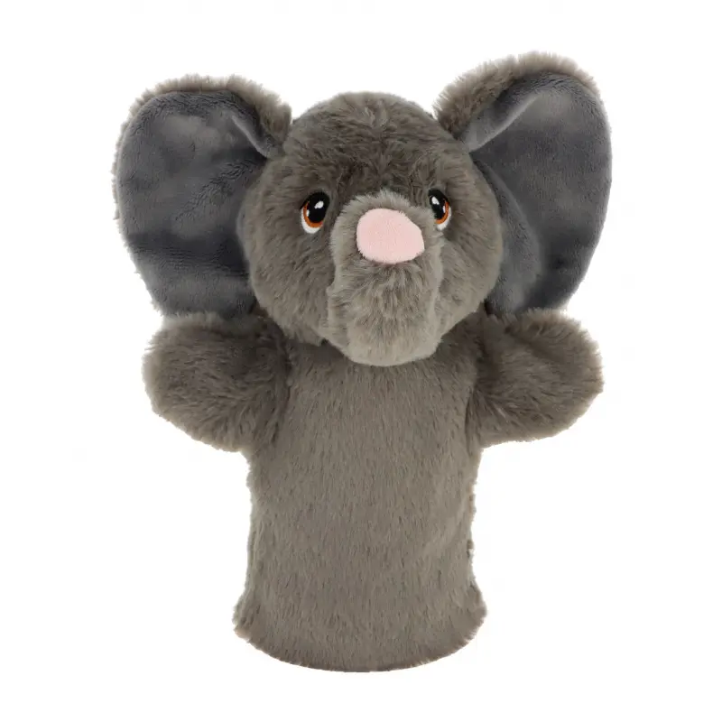 Keel Toys Keeleco plyšový maňásek na ruku eko 27 cm - Slon
