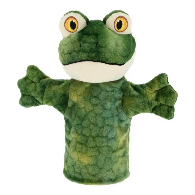 Keel Toys Keeleco plyšový maňásek na ruku eko 27 cm - Žába