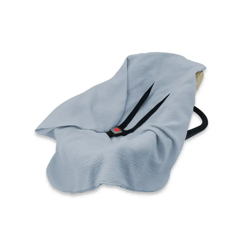 Dečka do nosítka, autosedačky 75x75 cm Muslin bavlna 100% Jeans