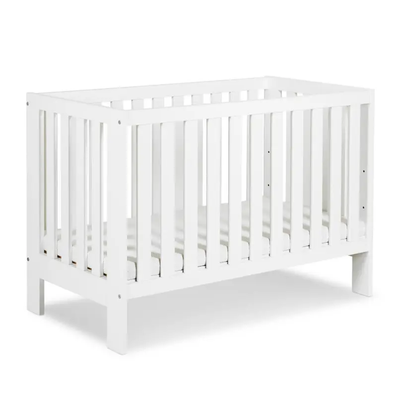 Klupš KLUPS dětská postýlka Amelia II bílá 120×60 cm | Klasická dřevěná postýlka s roštem