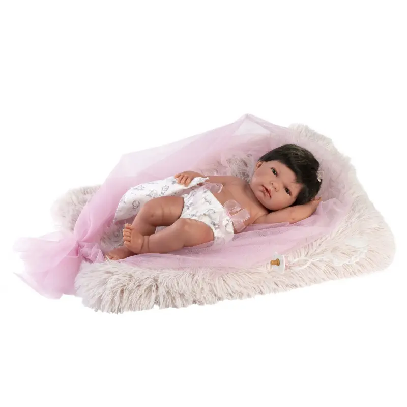 Llorens 73804 realistická panenka miminko s celovinylovým tělem 40 cm