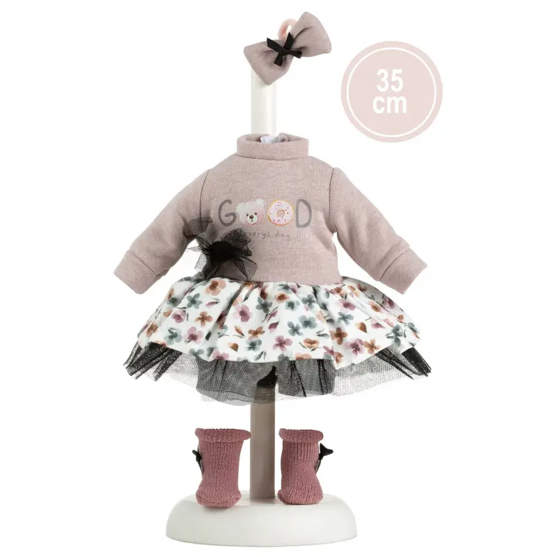 Llorens P535-49 Obleček pro panenku velikosti 35 cm s doplňky