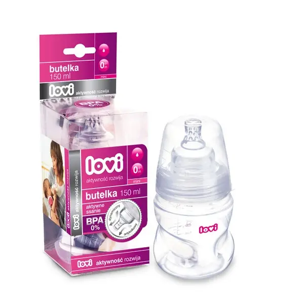 Lovi Kojenecká lahvička - 150ml - super vent antikoliková