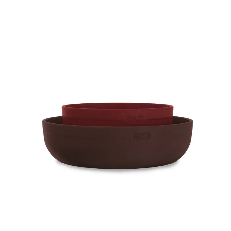 Lovi Misky pro miminka 2 ks Tamarillo červená