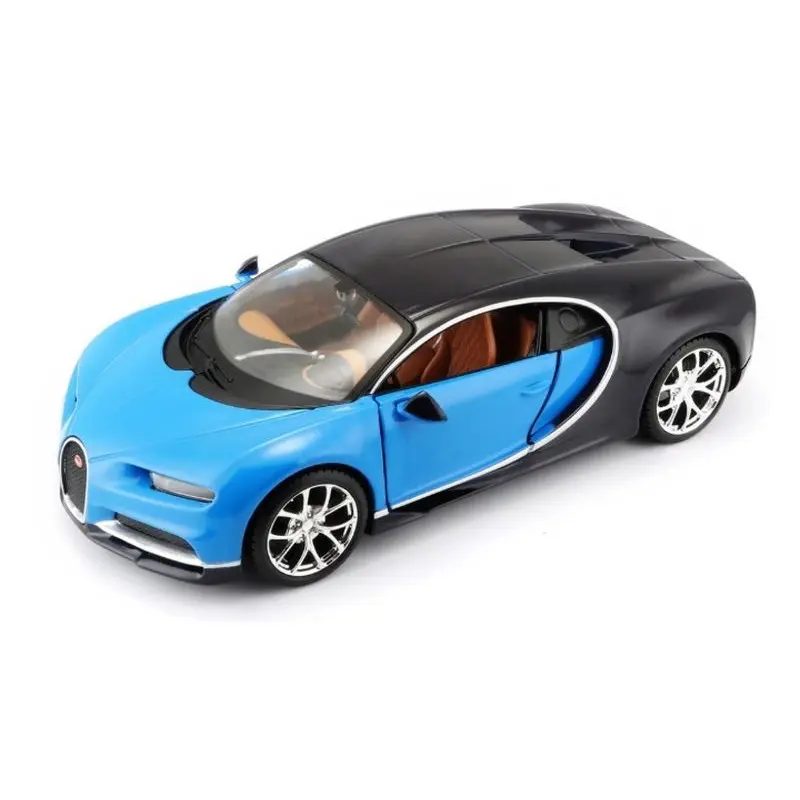 Maisto - Bugatti Chiron, modrá, 1:24