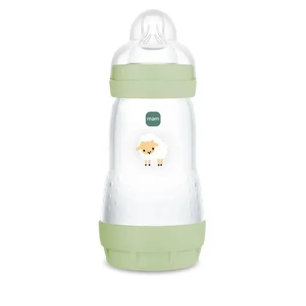 Mam Baby Antikoliková láhev Perfect Start 260 ml Grounding in Nature zelená