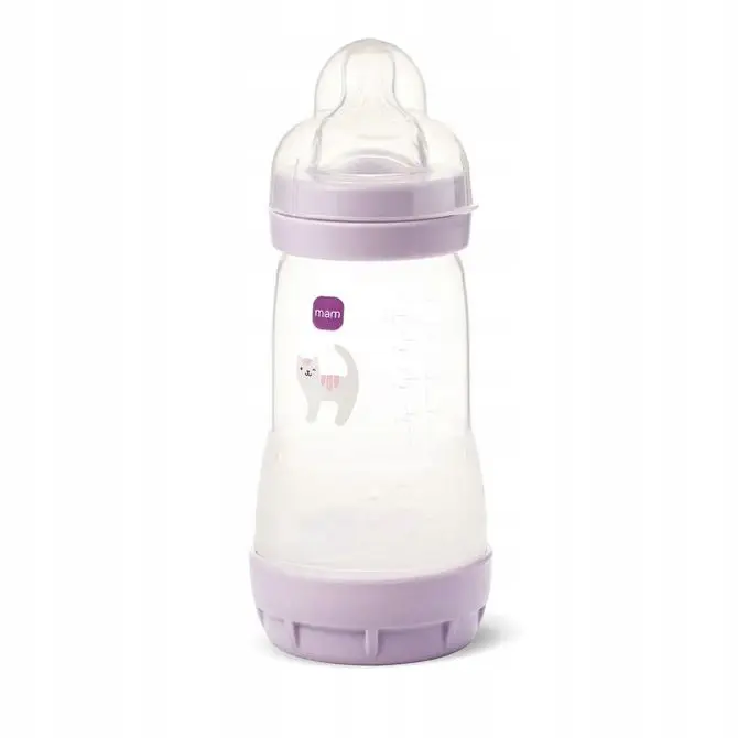 Mam Baby MAM antikoliková láhev Perfect Start 260 ml Grounding in Nature fialová