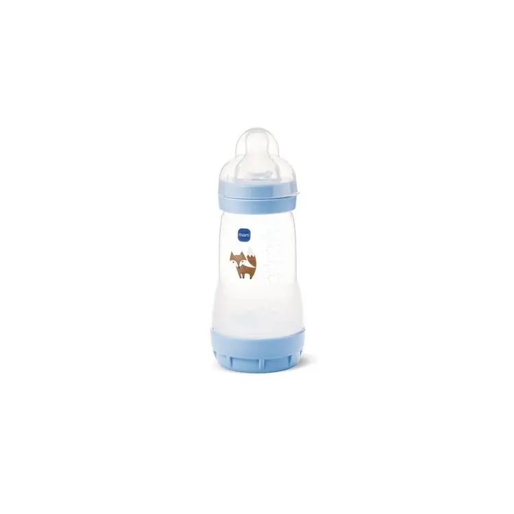 Mam Baby Antikoliková láhev Perfect Start 260 ml Grounding in Nature modrá