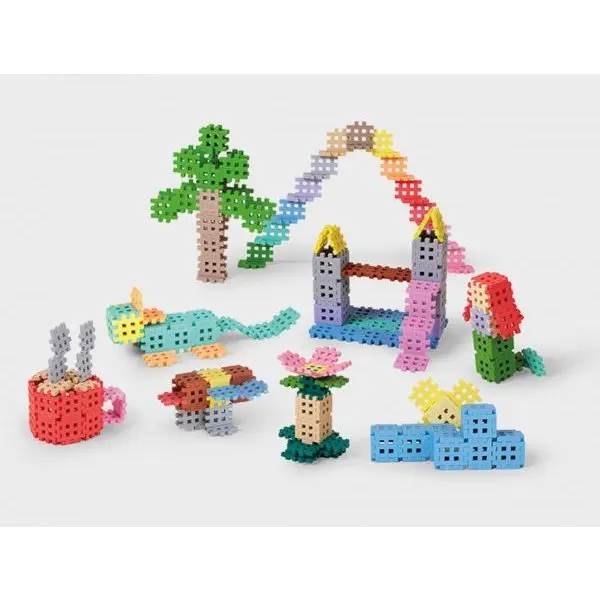 Stavebnice bloky mini pastelové 300 ks
