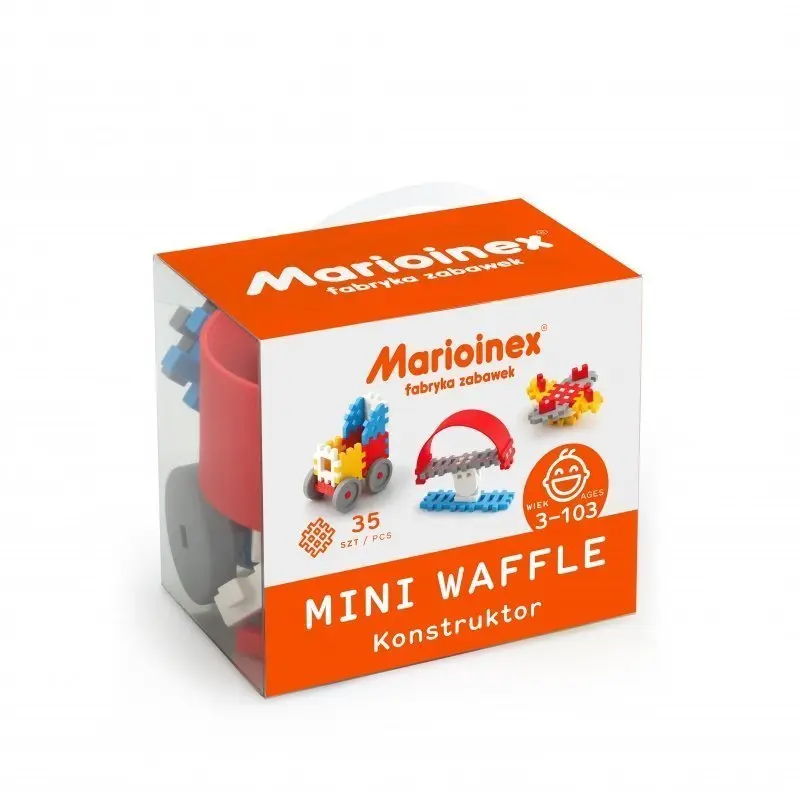 Marioinex MINI WAFLE – 35 ks Konstruktér (chlapci)