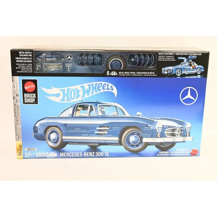 Mattel Mega HW BrickShop mercedes benz 300SL HWW25 /1
