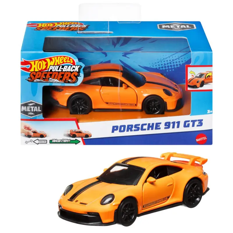 Mattel Hot Wheels natahovací auto 1:43 asst (CDU)