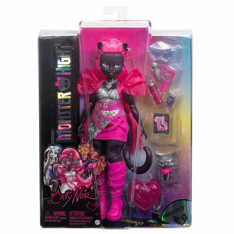 Mattel monster high příšerka catty noir, hxh76