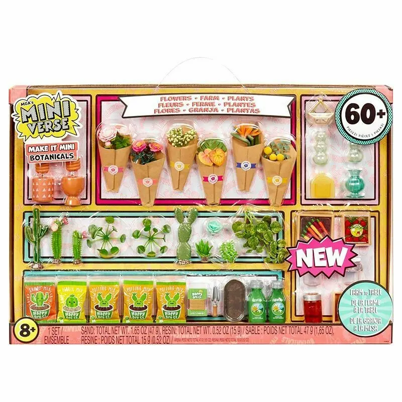 Minihračky botanická/květinová sada - MGA