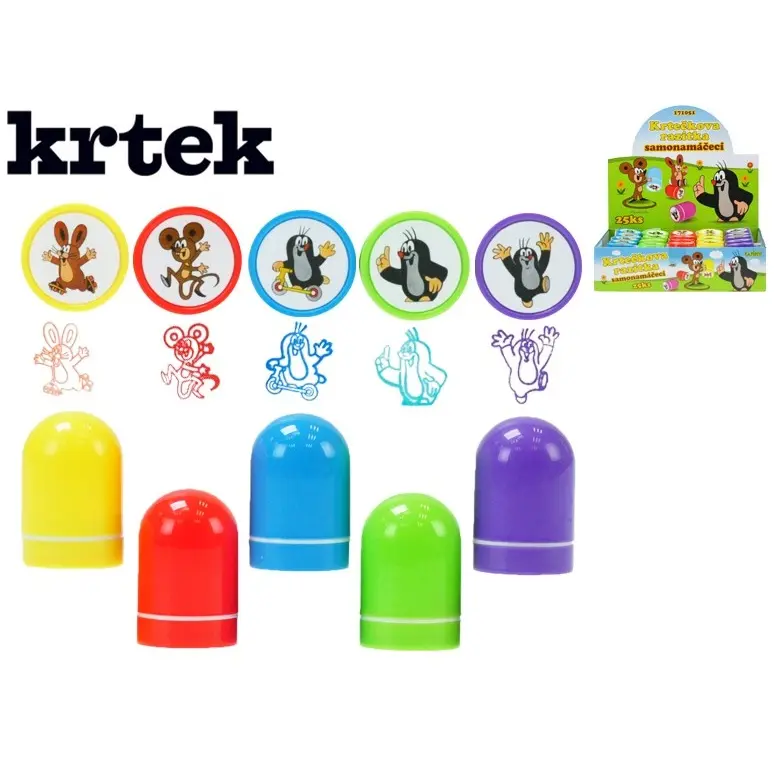 Razítko Krtek + kamarádi 5 druhů