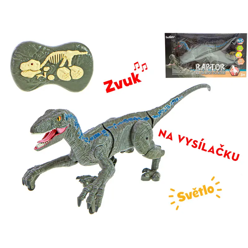 Wiky raptor rc 45 cm šedý