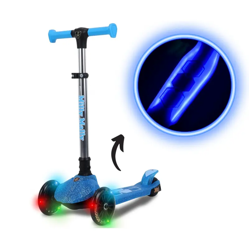 Milly Mally tříkolová koloběžka scooter Jelly blue