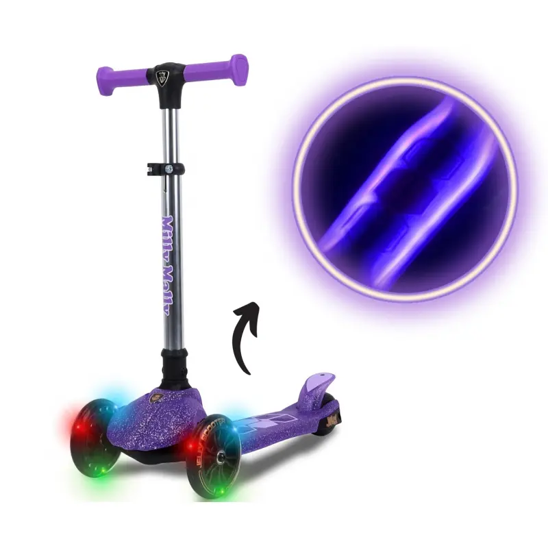 Milly Mally Tříkolka scooter Jelly violet