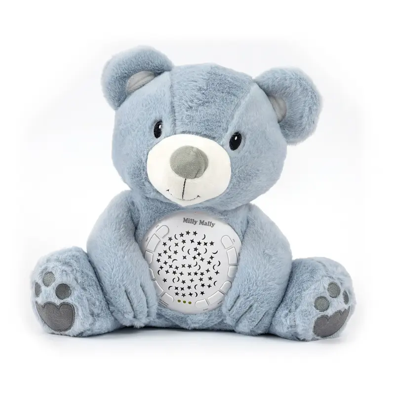 Milly Mally Plyšová hračka s projektorem Milly Bear Blue