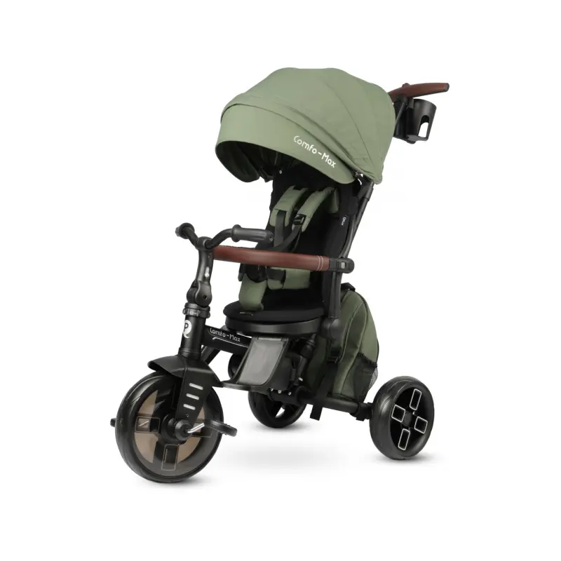 Milly Mally Qplay tříkolka Comfo Max Olive Green