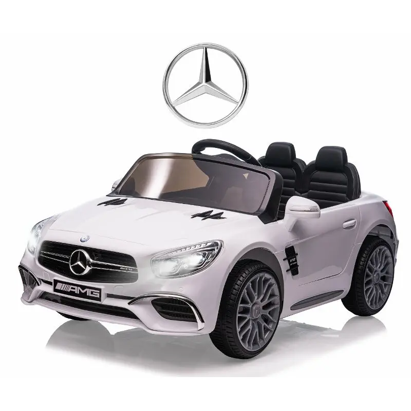 Milly Mally Mercedes-Benz SL65 AMG bílé auto na baterii | Dětské elektrické autíčko s ovladačem